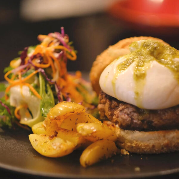Burger à la Burrata.
